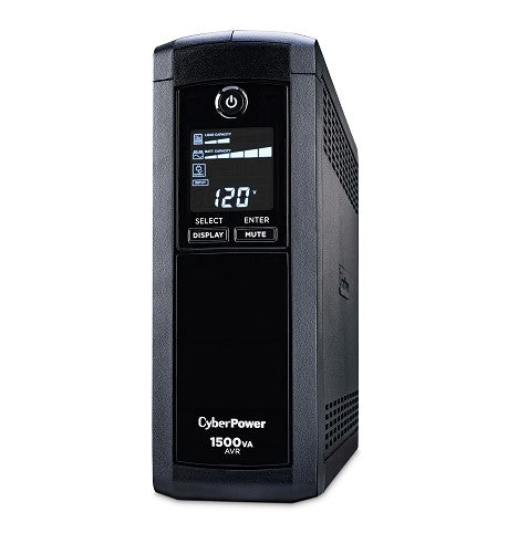 No-Break CyberPower CP1500AVRLCDa - 1500 VA, 900 W, Negro, Hogar y Oficina No-Break CyberPower CP1500AVRLCDa - 1500 VA, 900 W, Negro, Hogar y Oficina